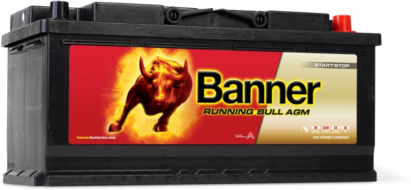 AGM-BANNER 12v 105 Amp Akü