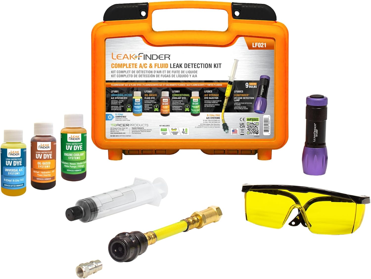 LEAK FINDER A/C Klima ve Sıvı Kaçağı Tespiti Kiti